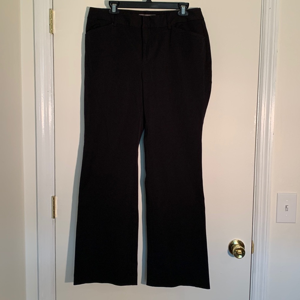 Eddie Bauer curvy fit stayshape trousers Sz 14